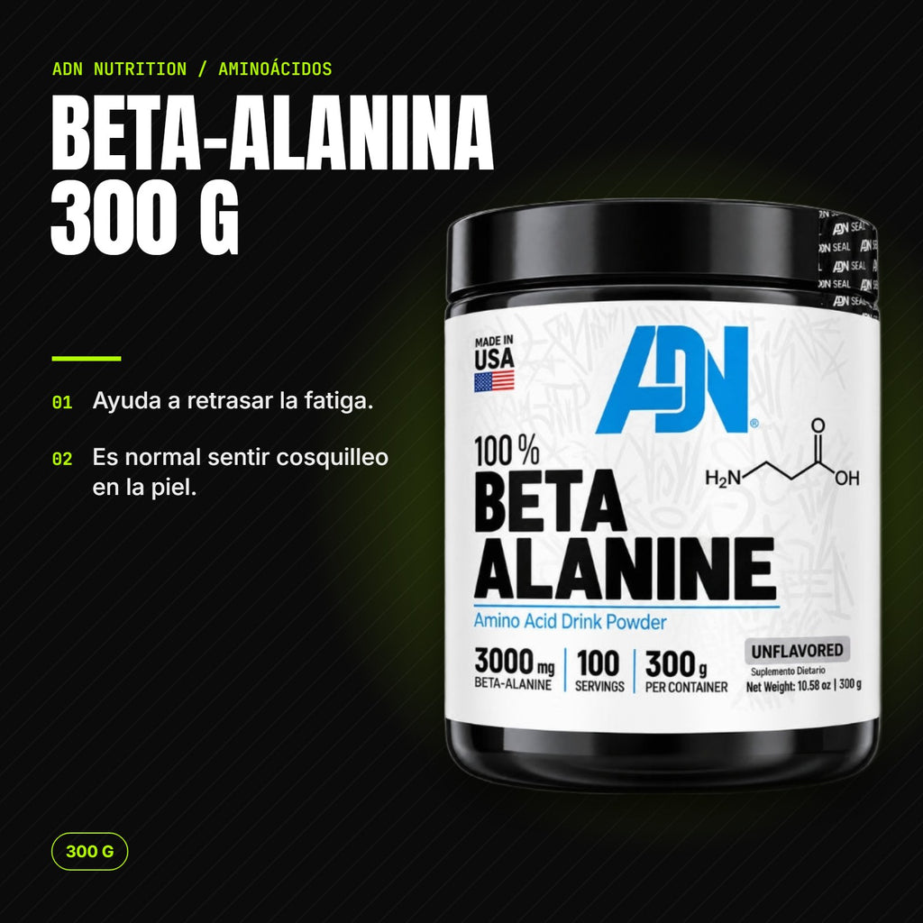Beta-Alanina 300 g – beneficios