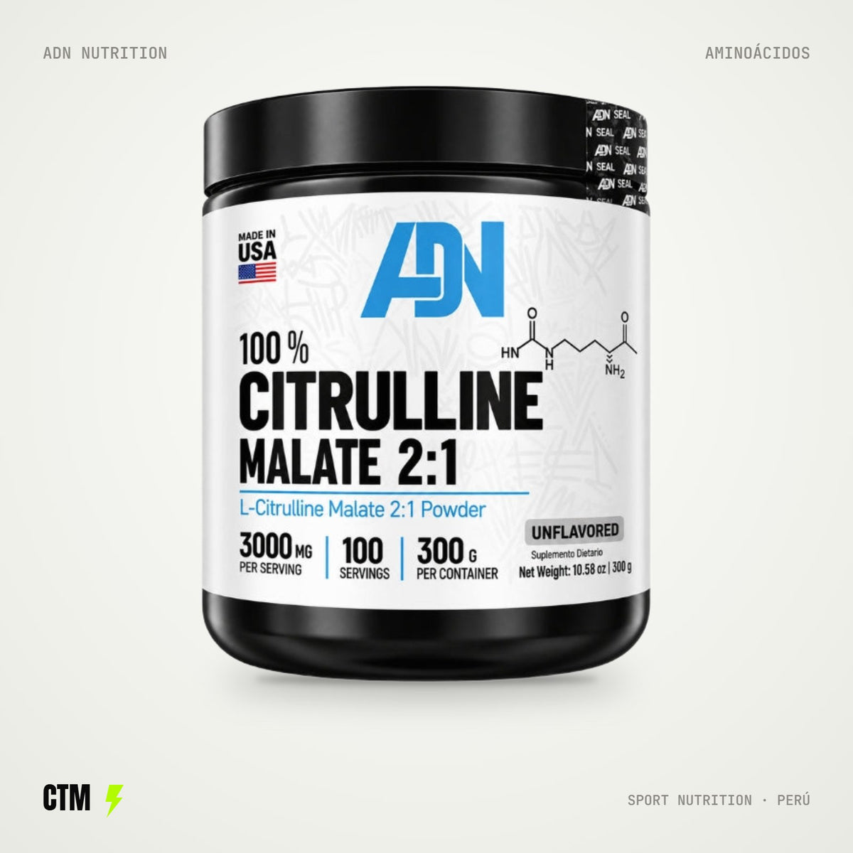 Citrulina Malato 2:1 300 g