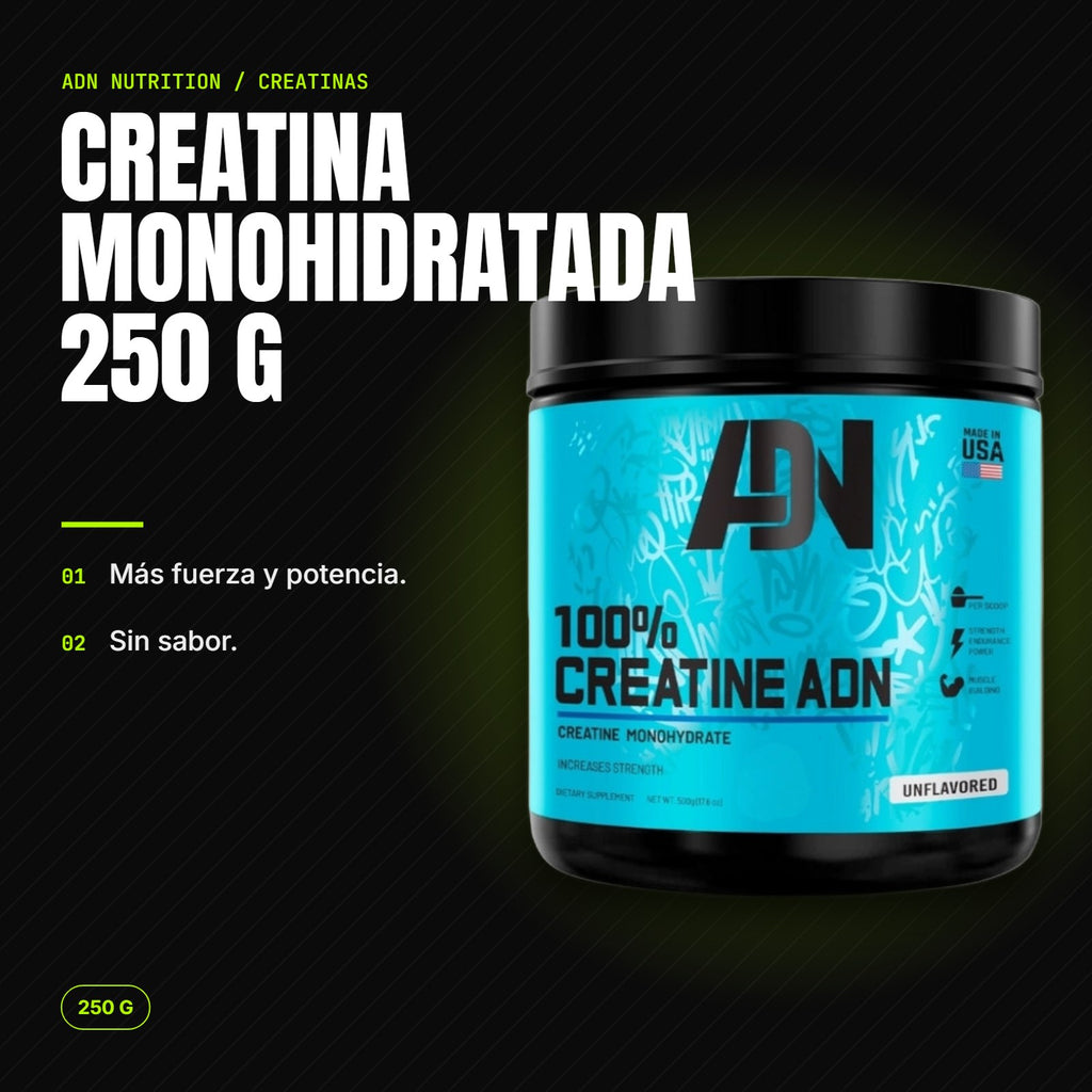 Creatina Monohidratada 250 g – beneficios