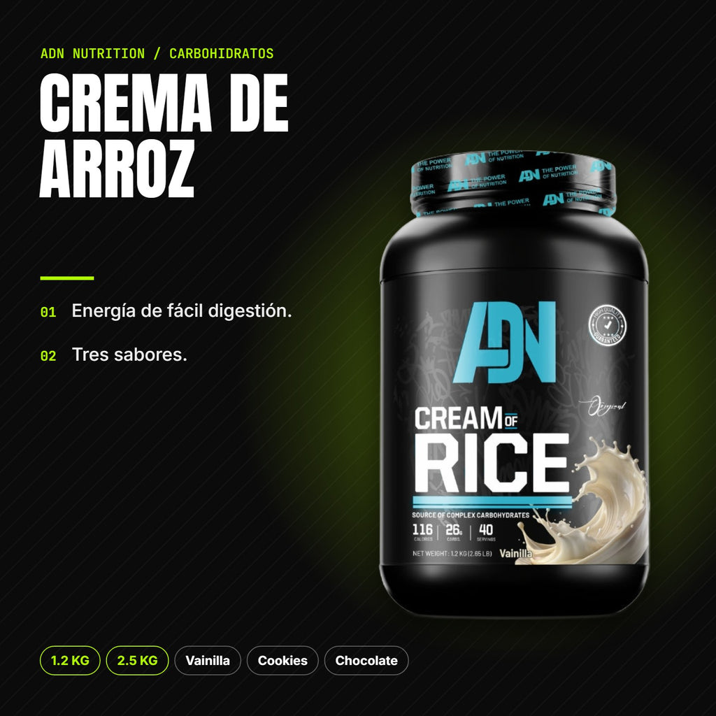 Crema de Arroz – beneficios