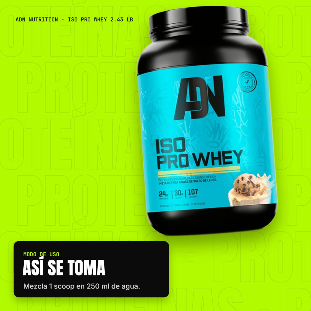 Iso Pro Whey 2.43 lb – modo de uso