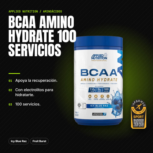 BCAA Amino Hydrate 100 servicios – beneficios
