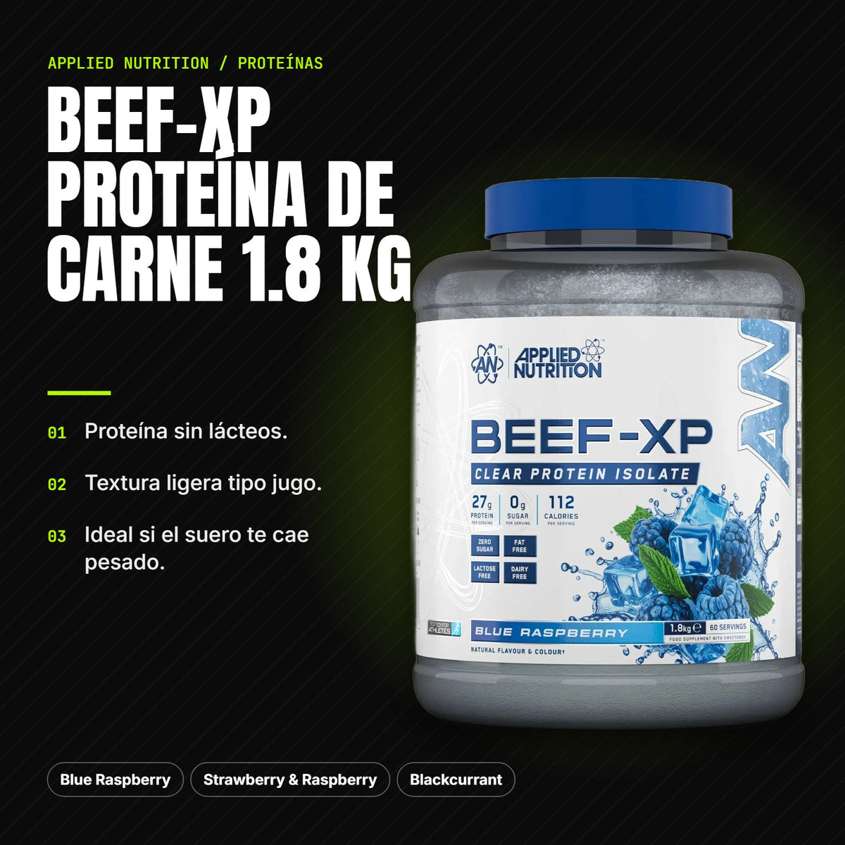 Beef-XP Proteína de Carne 1.8 kg – beneficios