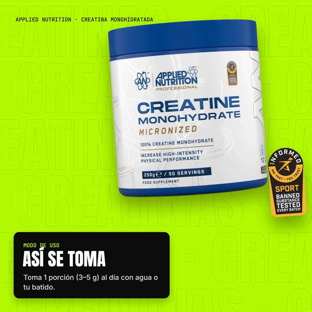 Creatina Monohidratada – modo de uso