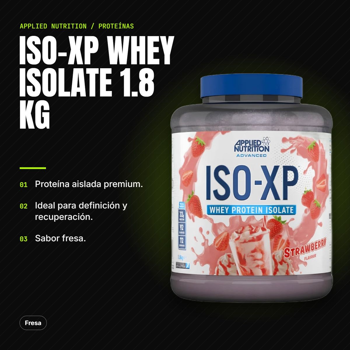ISO-XP Whey Isolate 1.8 kg – beneficios