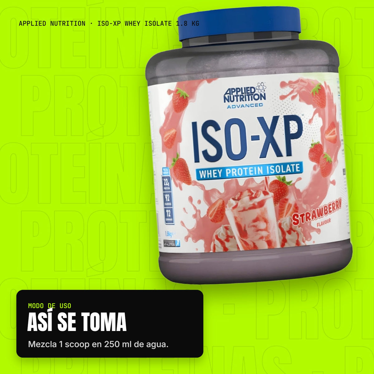 ISO-XP Whey Isolate 1.8 kg – modo de uso