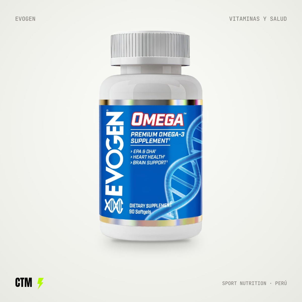 Omega-3 Fish Oil 90 cápsulas