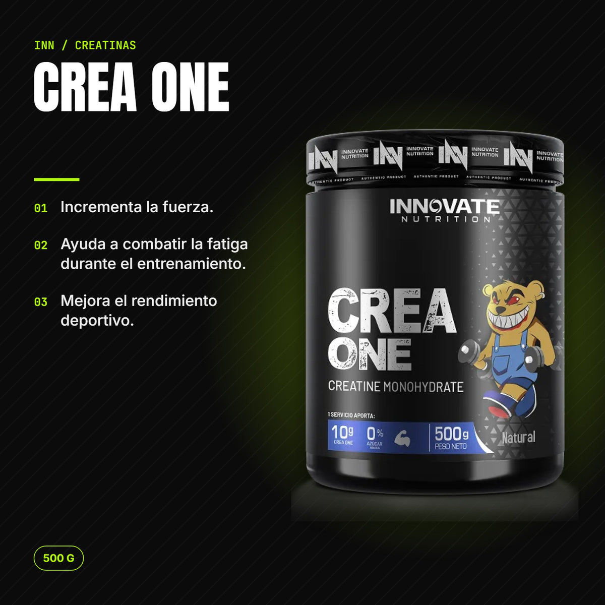 Crea One – beneficios