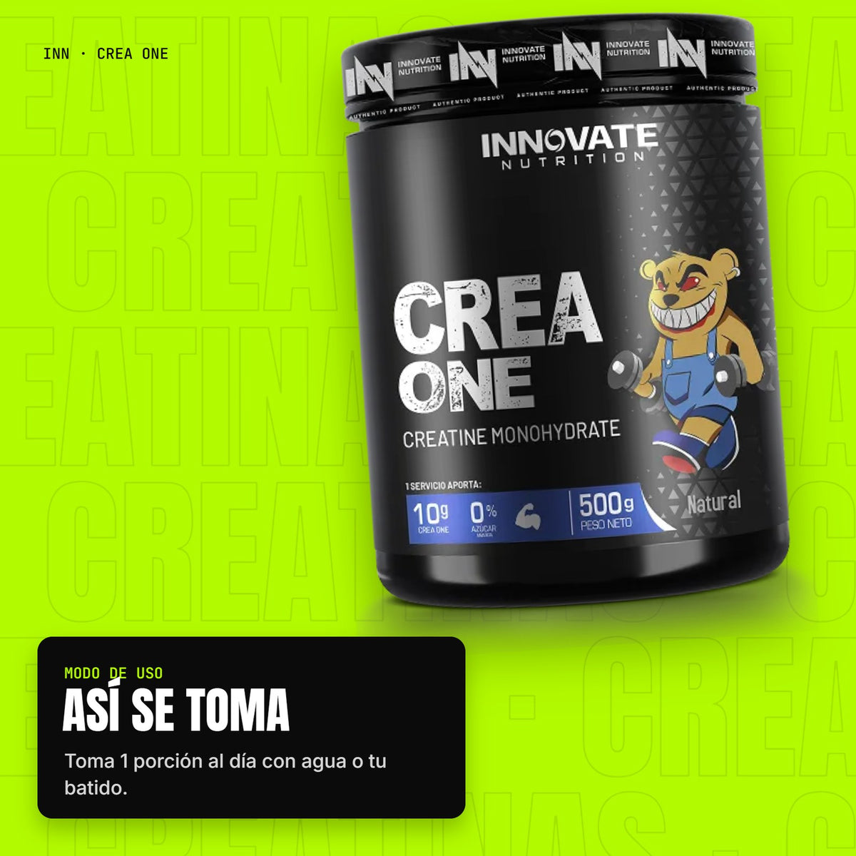 Crea One – modo de uso