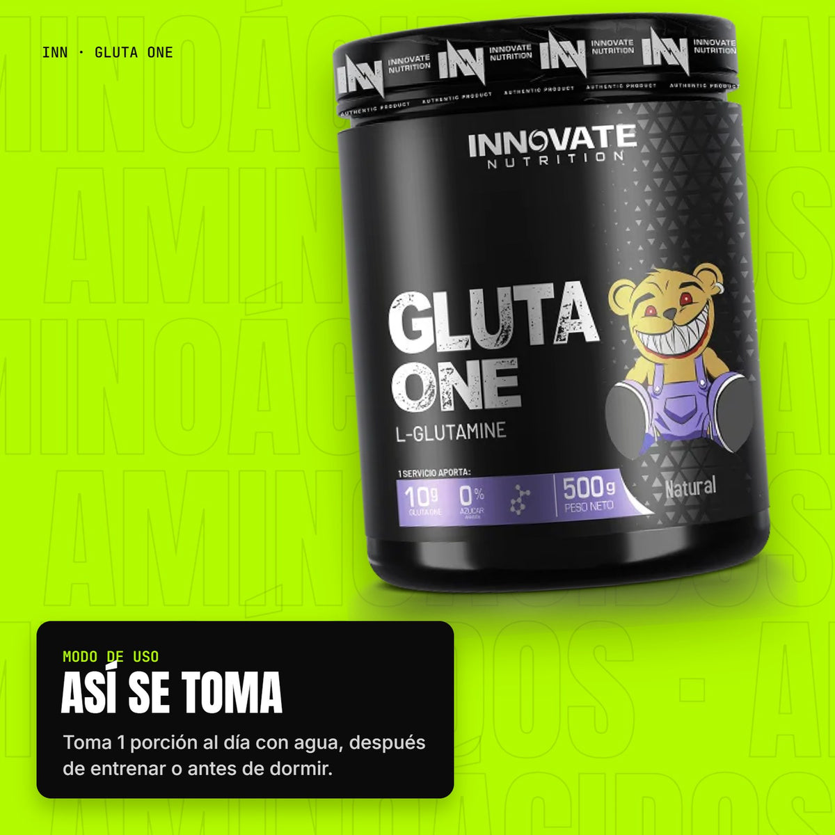 Gluta One – modo de uso