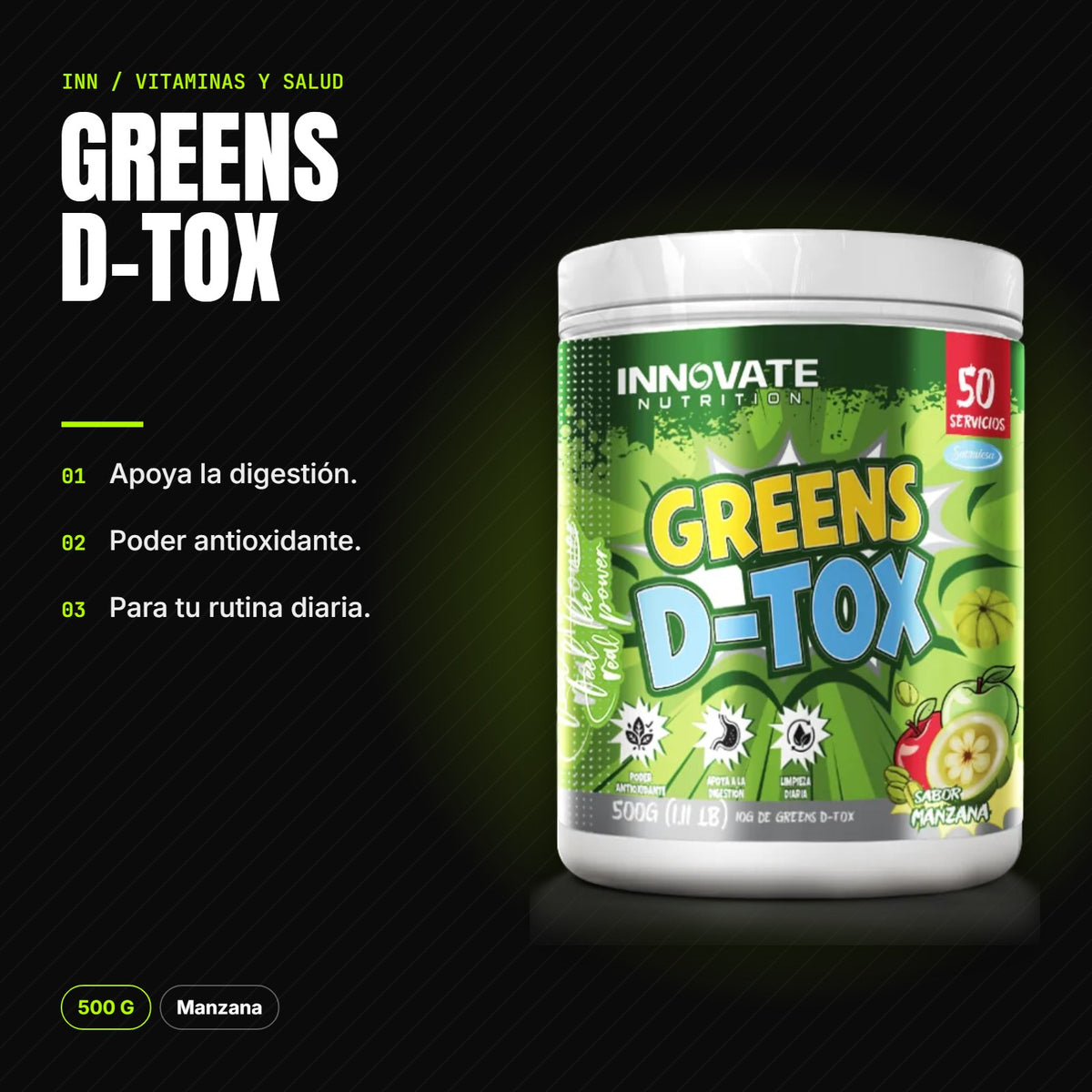Greens D-Tox – beneficios