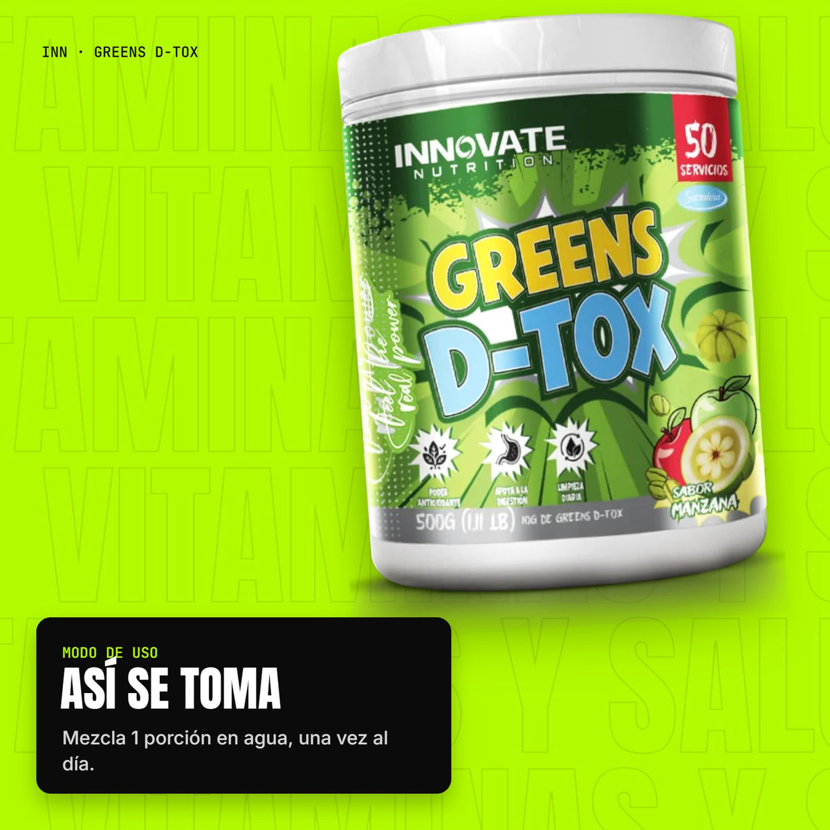 Greens D-Tox – modo de uso
