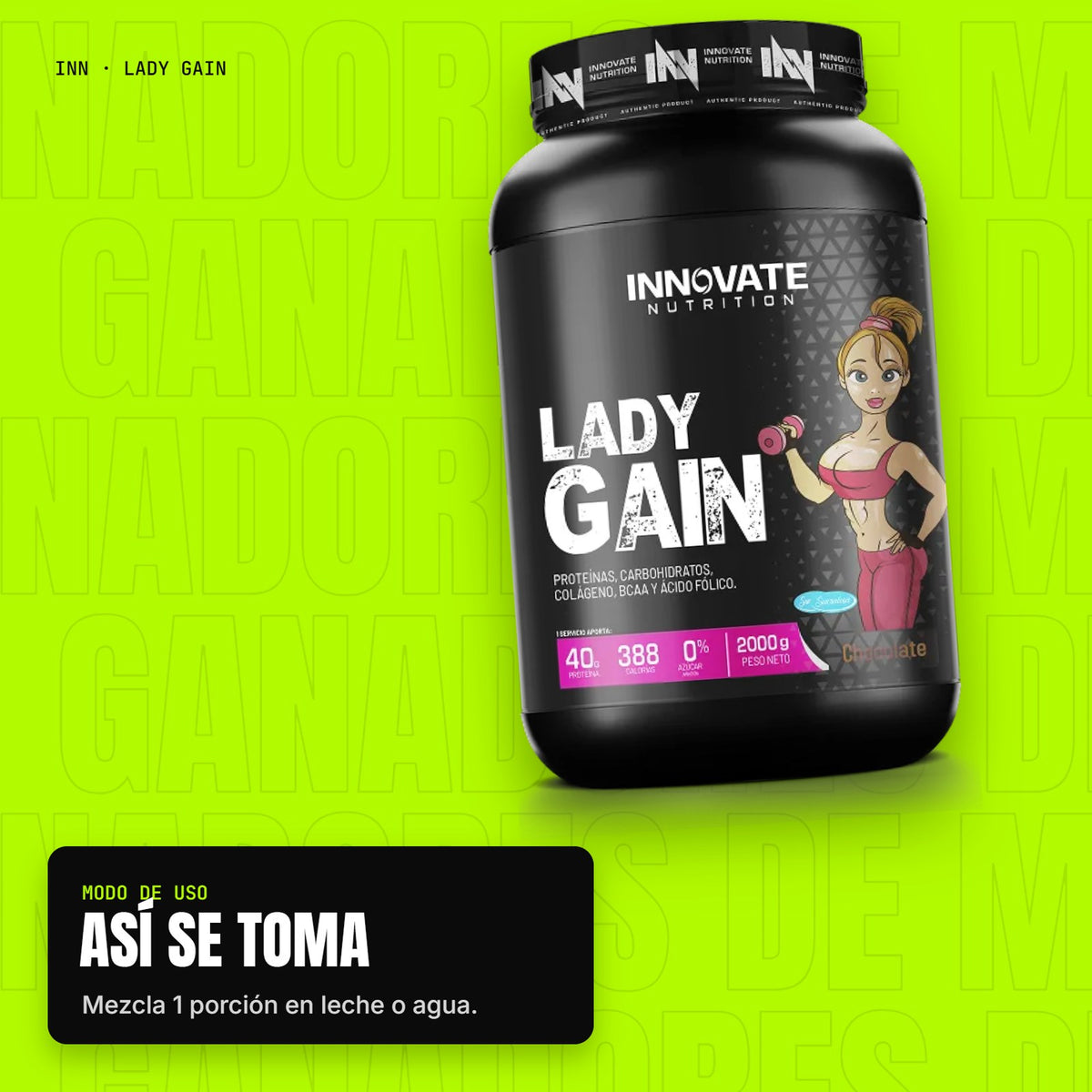 Lady Gain – modo de uso