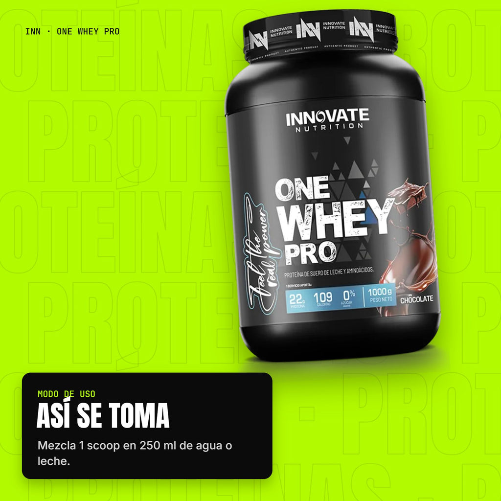 One Whey Pro – modo de uso