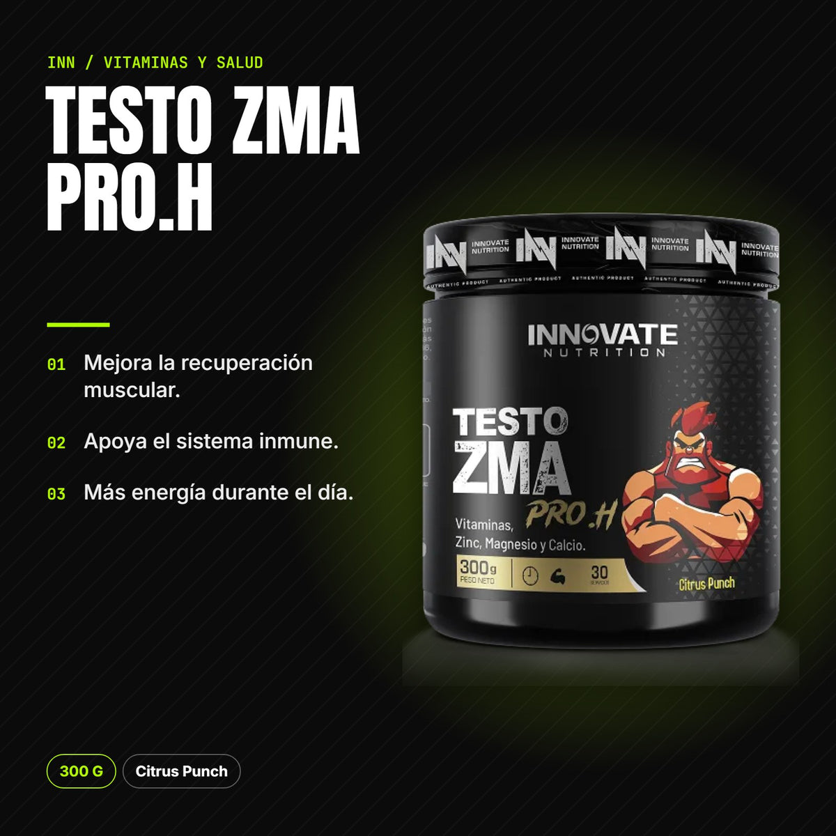 Testo ZMA Pro.H – beneficios