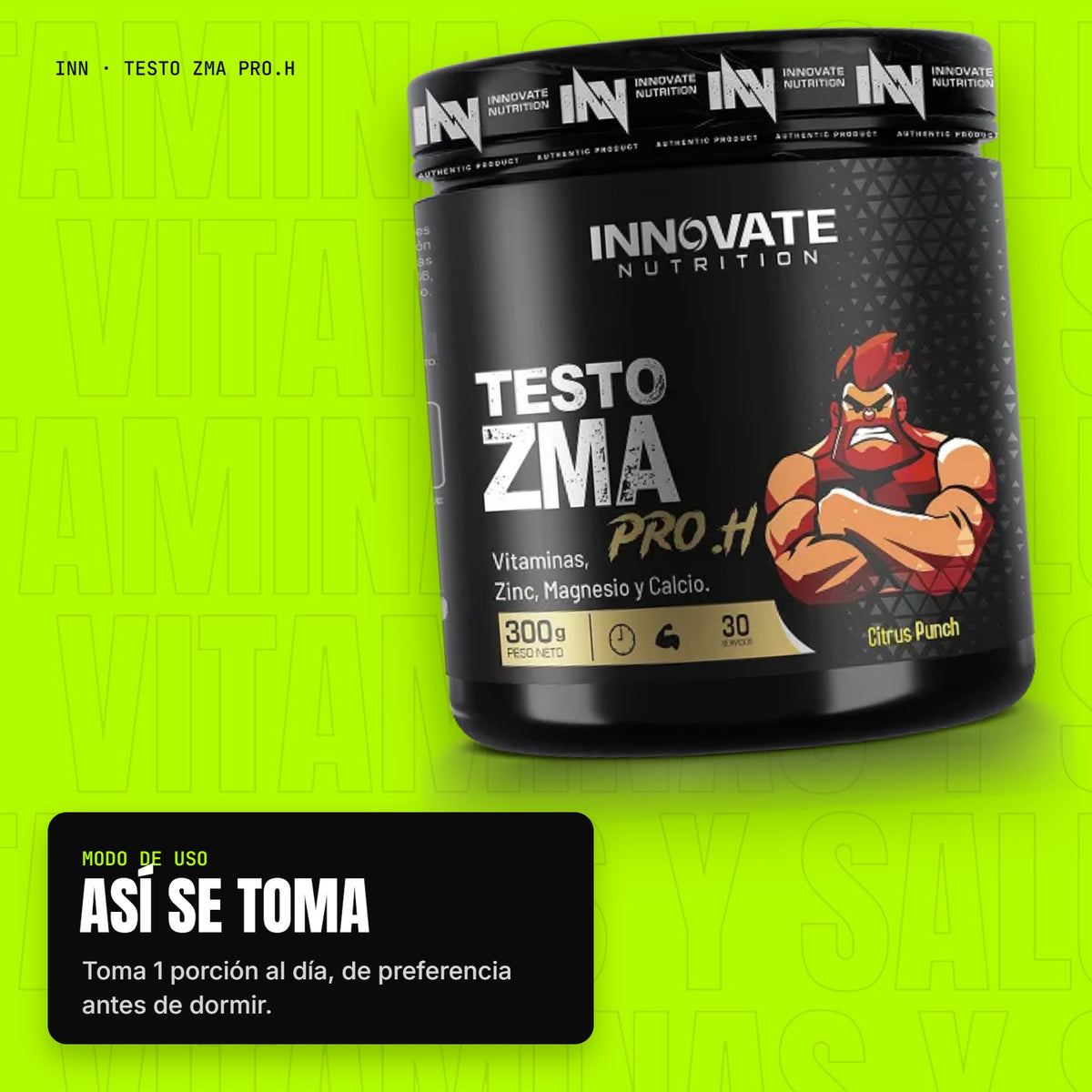 Testo ZMA Pro.H – modo de uso