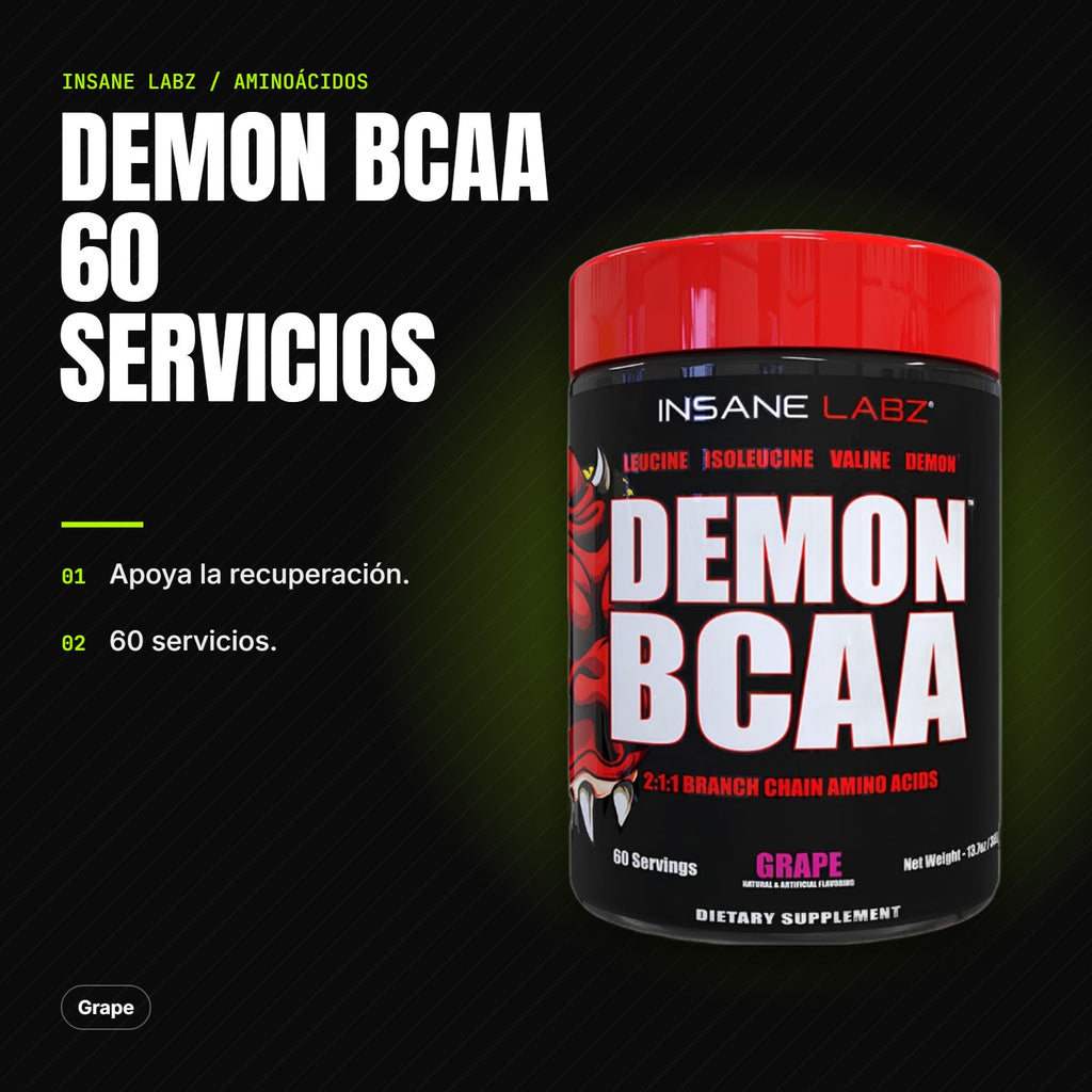 Demon BCAA 60 servicios – beneficios
