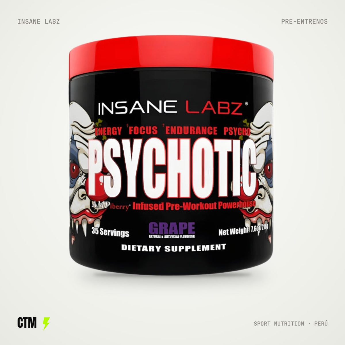 Psychotic Red Pre-Workout 30 servicios