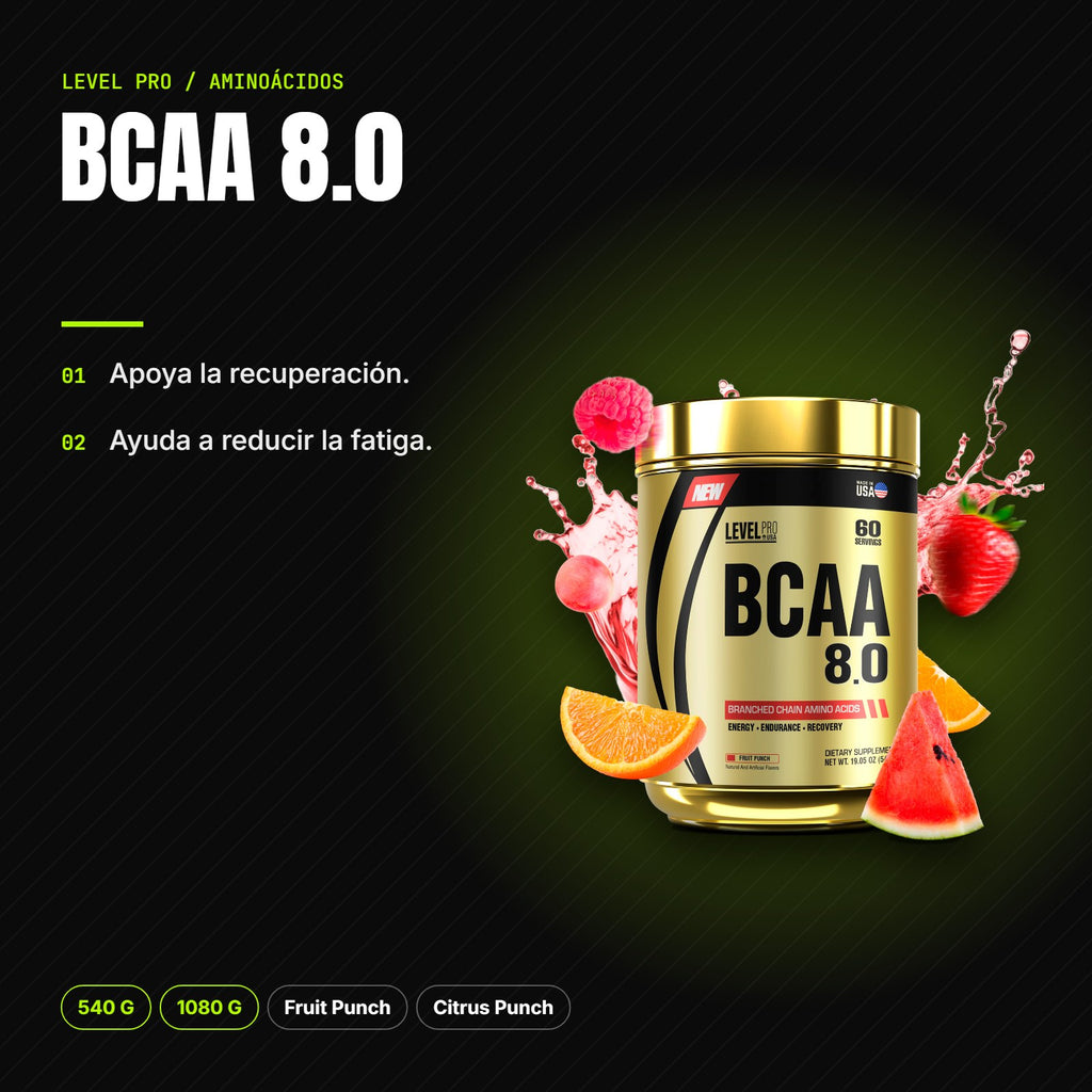 BCAA 8.0 – beneficios