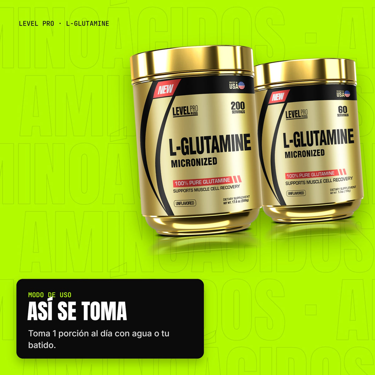 L-Glutamine – modo de uso