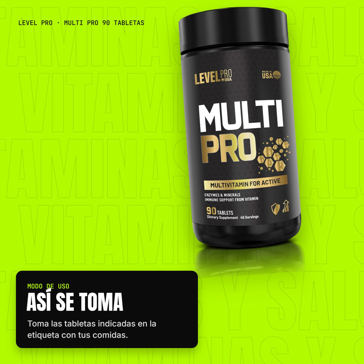 Multi Pro 90 tabletas – modo de uso