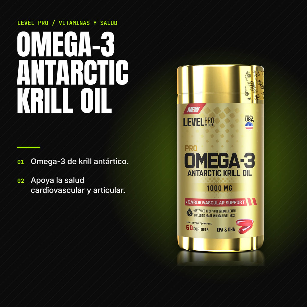 Omega-3 Antarctic Krill Oil – beneficios