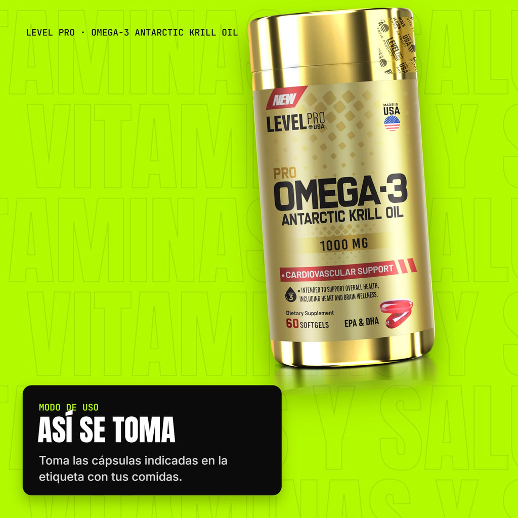 Omega-3 Antarctic Krill Oil – modo de uso