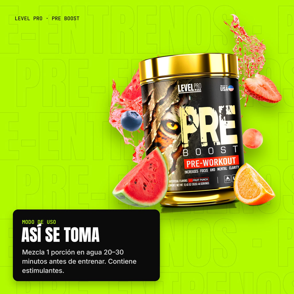 Pre Boost – modo de uso