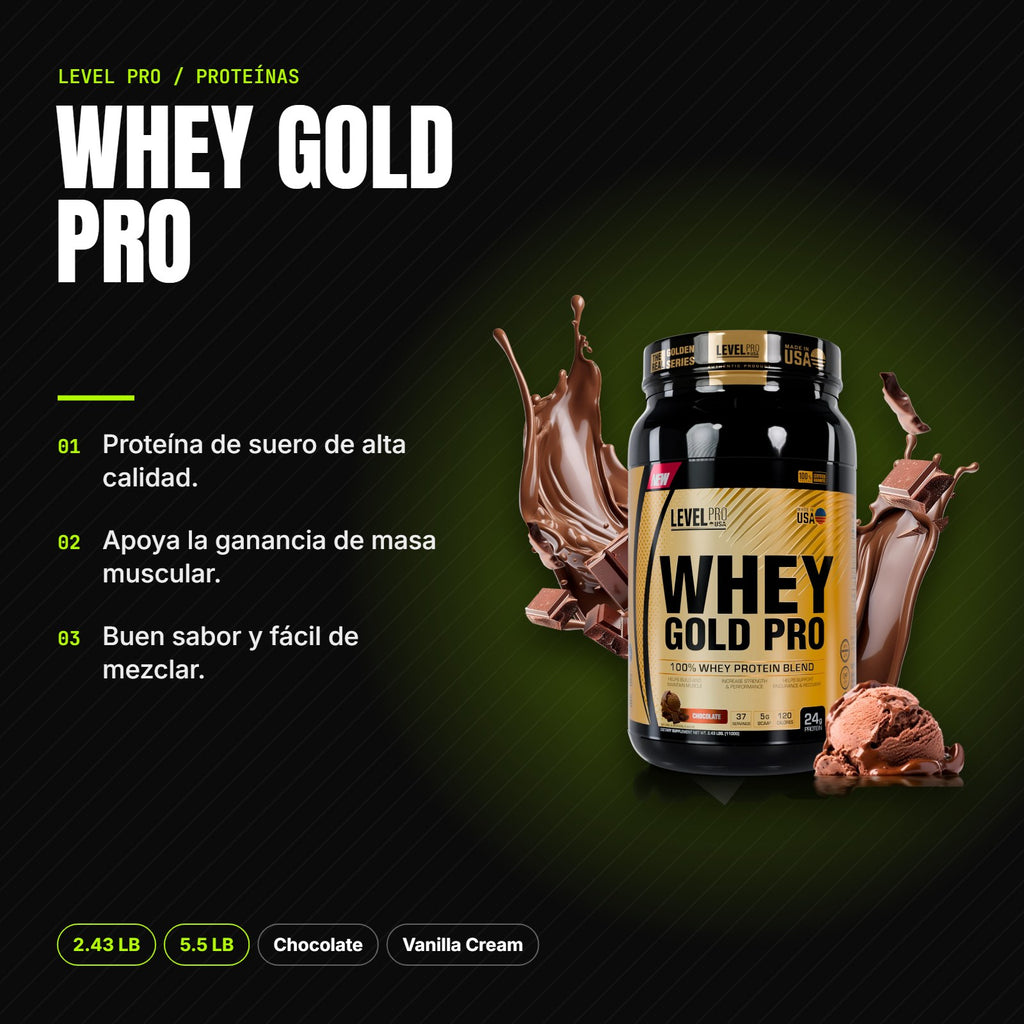 Whey Gold Pro – beneficios