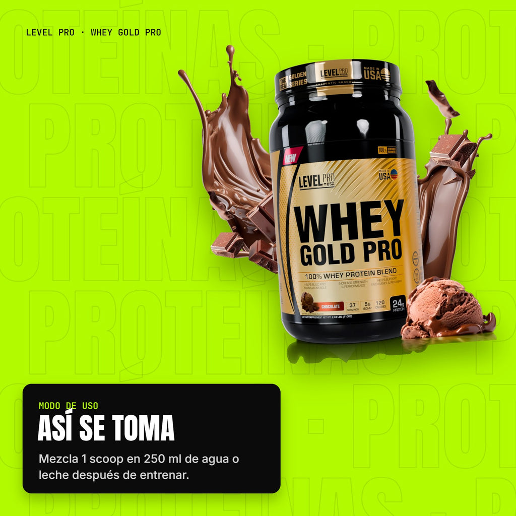 Whey Gold Pro – modo de uso