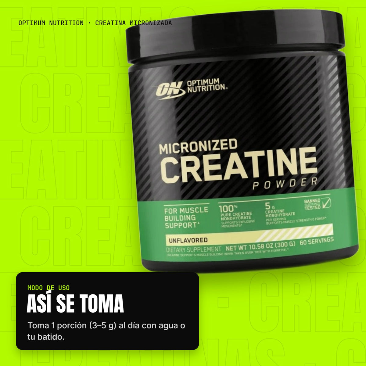 Creatina Micronizada – modo de uso
