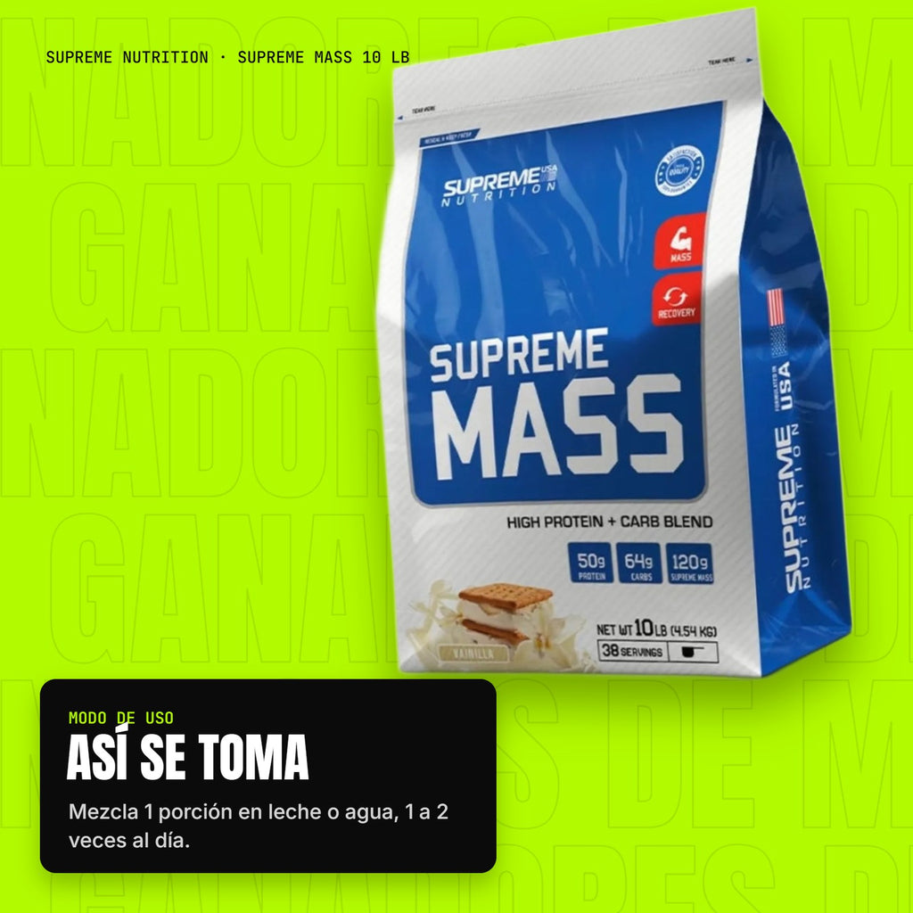 Supreme Mass 4.5 kg – modo de uso