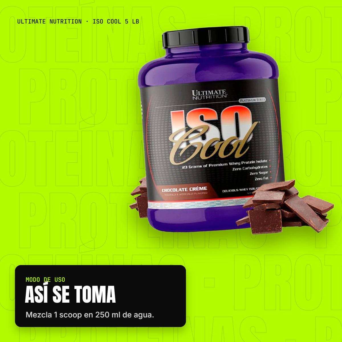 Iso Cool 5 lb – modo de uso
