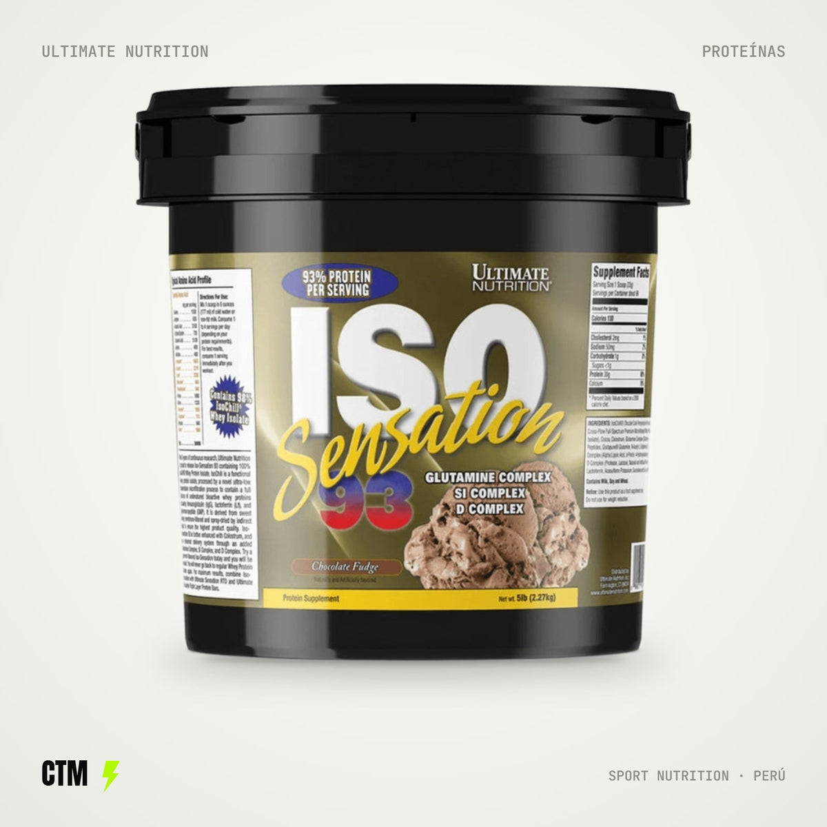 Iso Sensation 93 5 lb – Chocolate