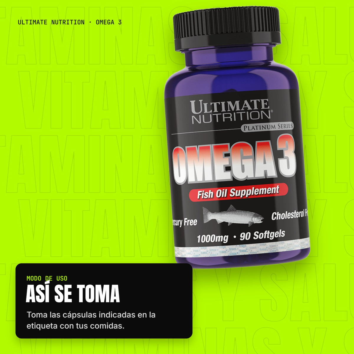 Omega 3 – modo de uso