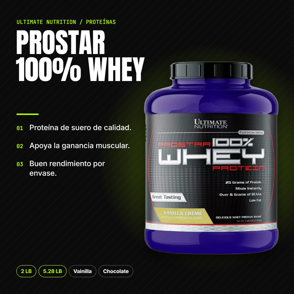 Prostar 100% Whey – beneficios
