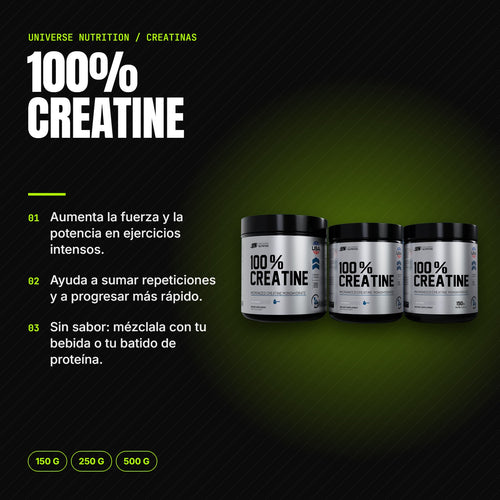 100% Creatine – beneficios