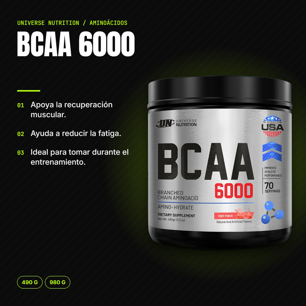 BCAA 6000 – beneficios