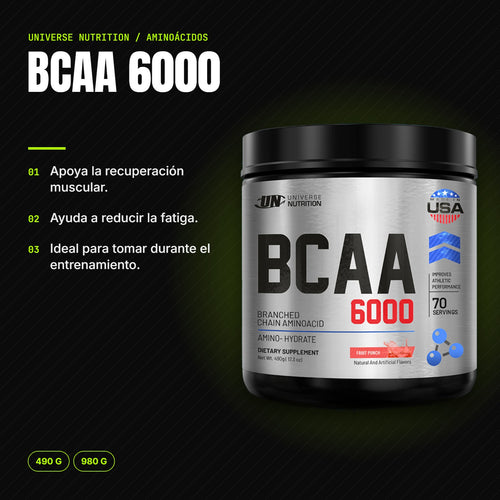 BCAA 6000 – beneficios