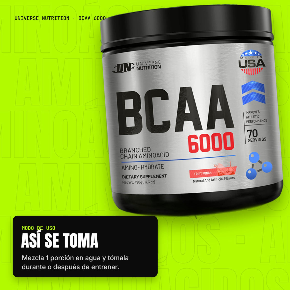 BCAA 6000 – modo de uso