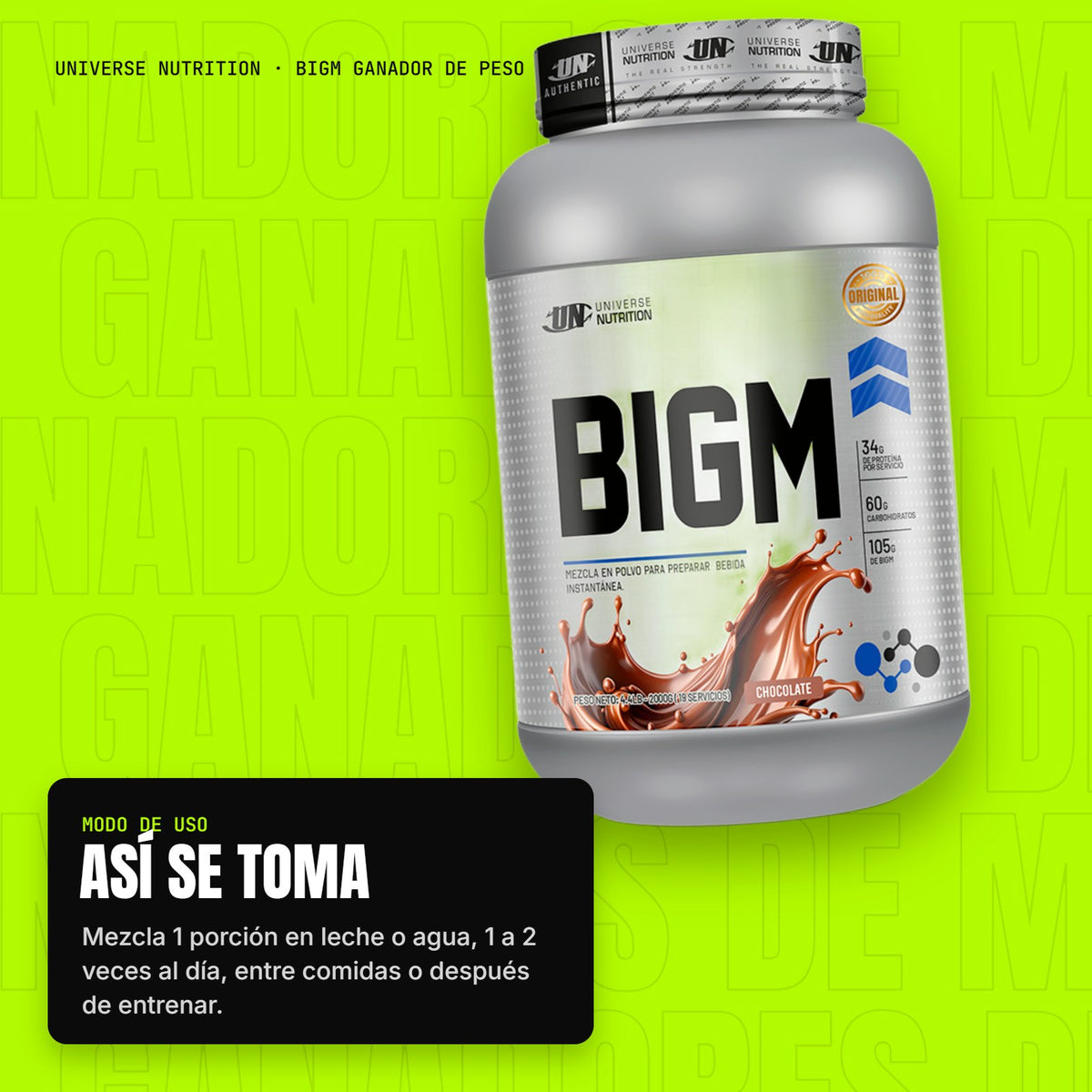 BigM Ganador de Peso – modo de uso