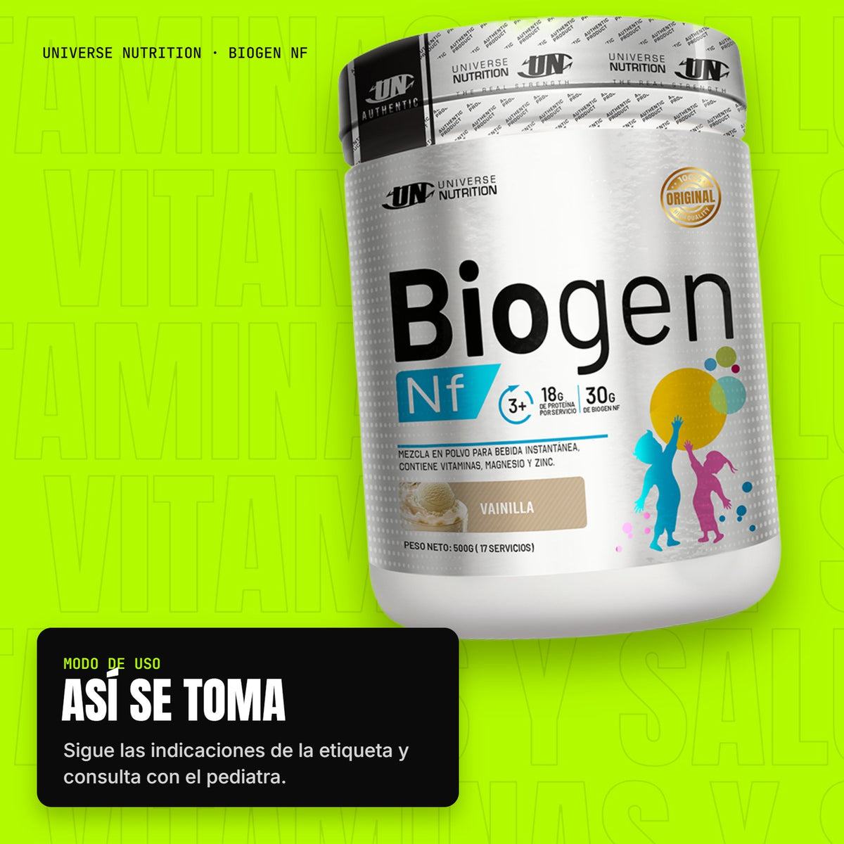 Biogen NF – modo de uso