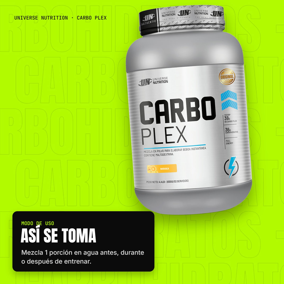 Carbo Plex – modo de uso