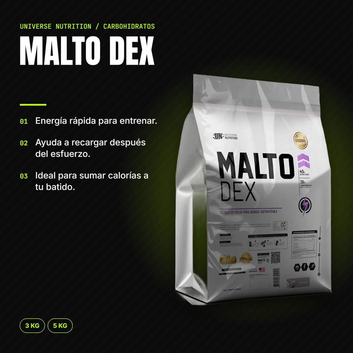 Malto Dex – beneficios