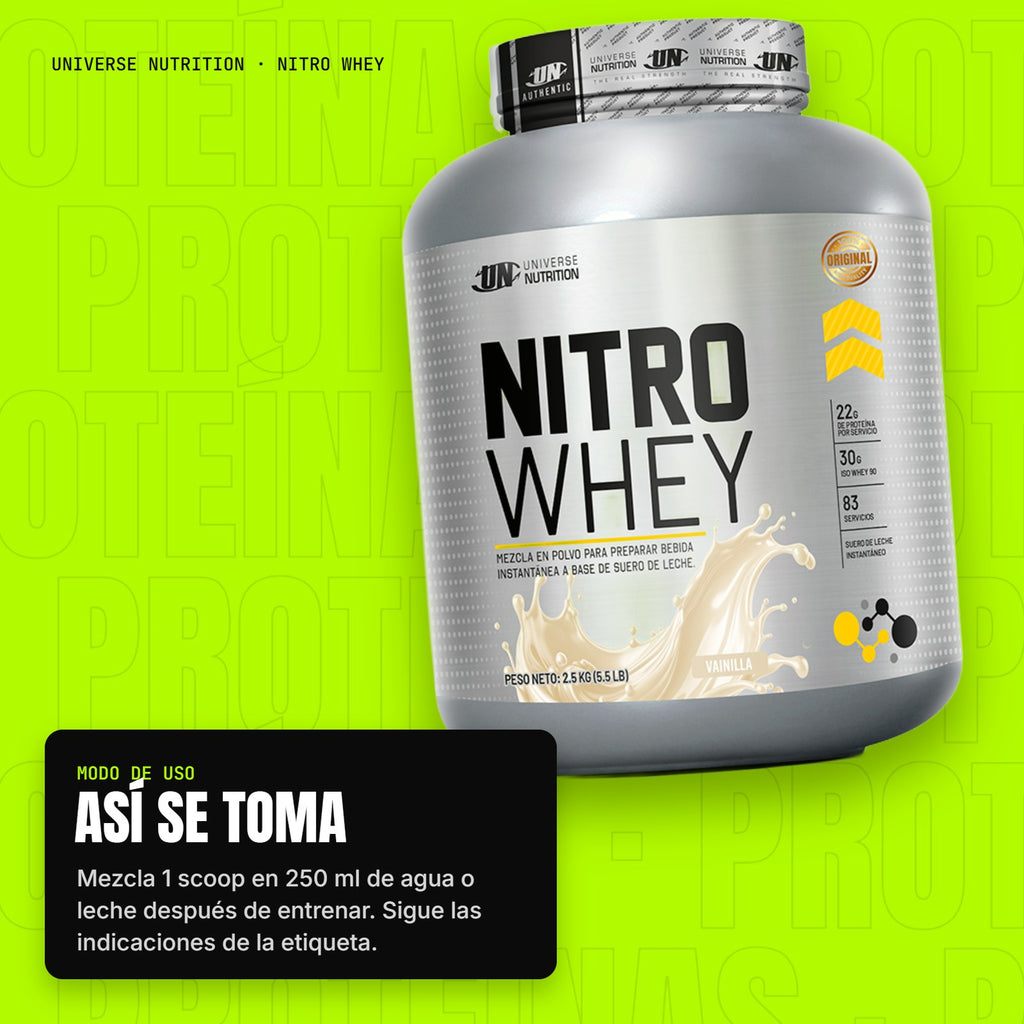 Nitro Whey – modo de uso
