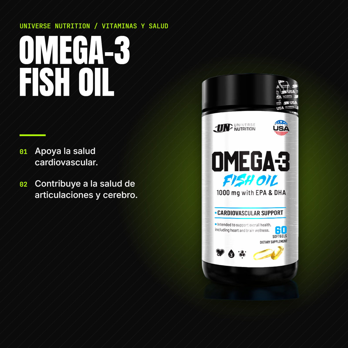 Omega-3 Fish Oil – beneficios
