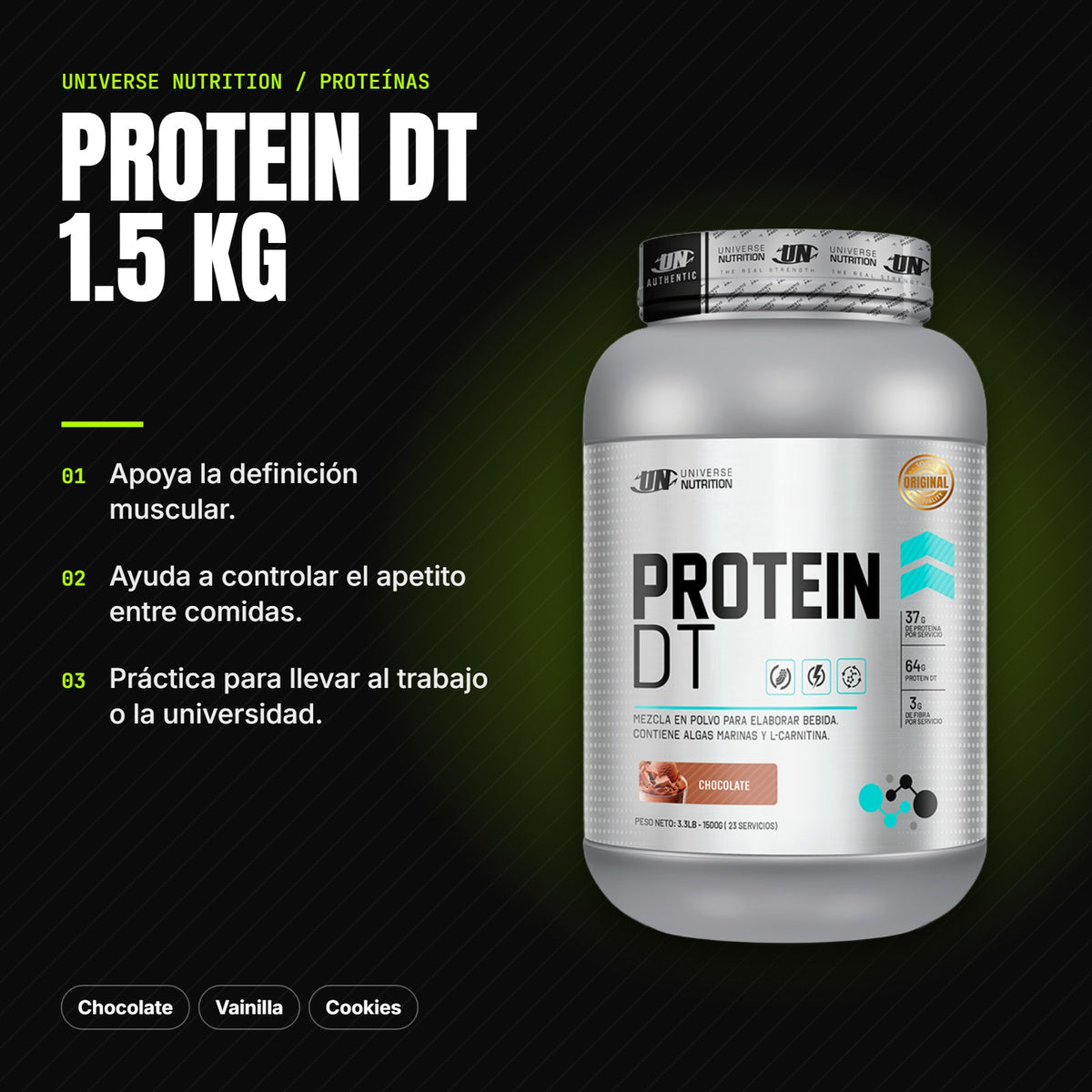 Protein DT 1.5 kg – beneficios