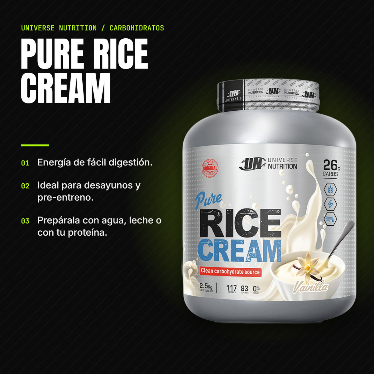 Pure Rice Cream – beneficios