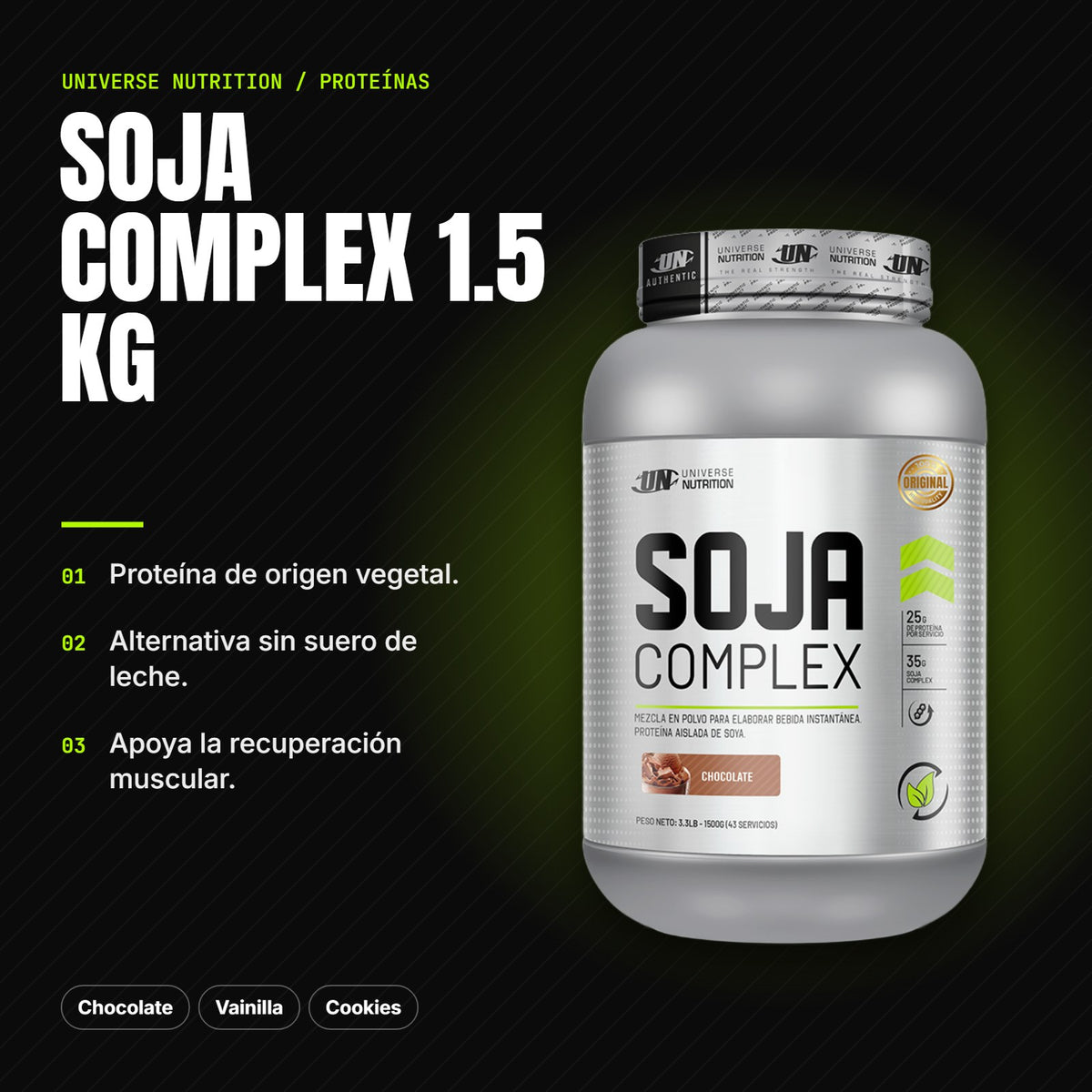 Soja Complex 1.5 kg – beneficios