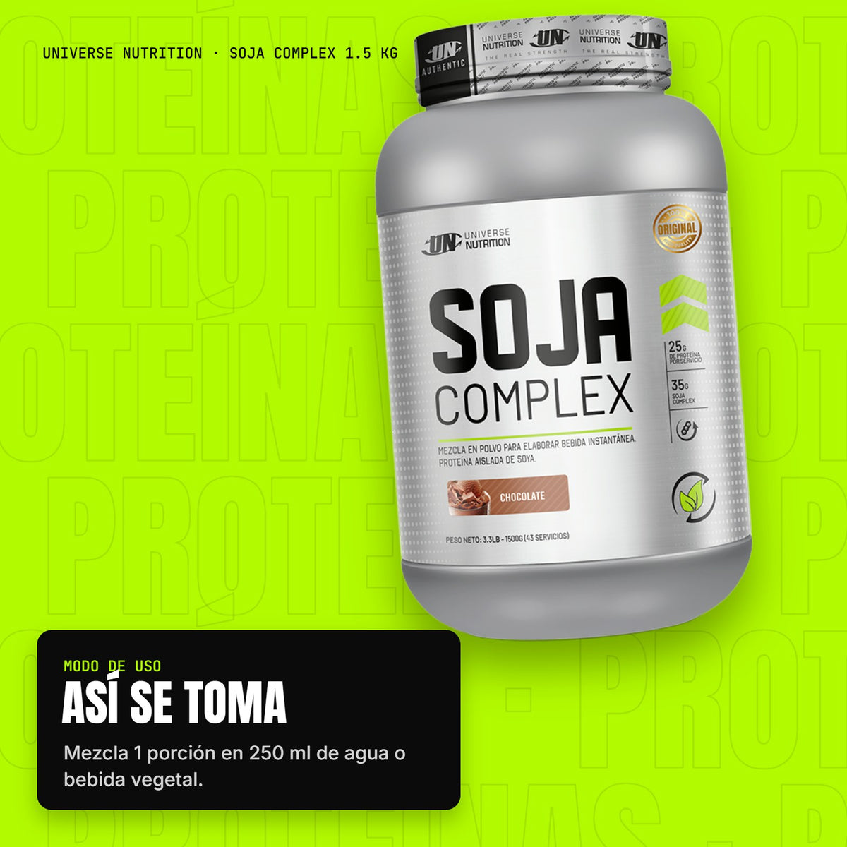 Soja Complex 1.5 kg – modo de uso